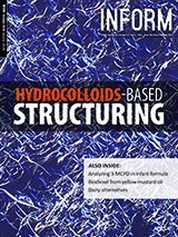 INFORM cover hydrocolloids based structuring