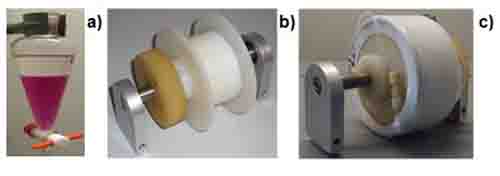  Photographs of (a) liquid-liquid extraction