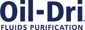 Oil Dri logo in blue font