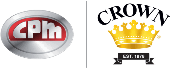a logo image for the brands CPM and Crown