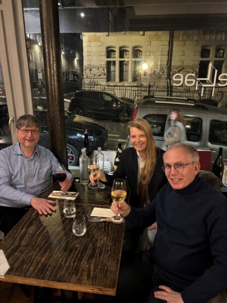 AOCS President Gerard Baillely took the opportunity of a trip to Europe to meet in Paris Amphistar CEO Pierre-Frank Valentin and Chief Technologist Dr. Sophie Roelants
