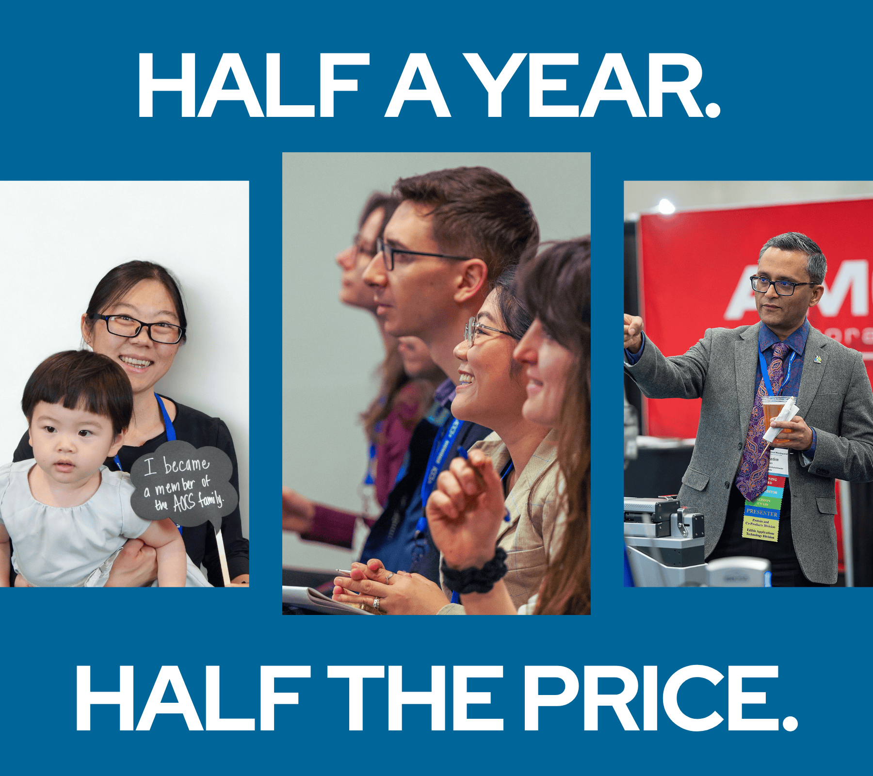Half year. Half the price.