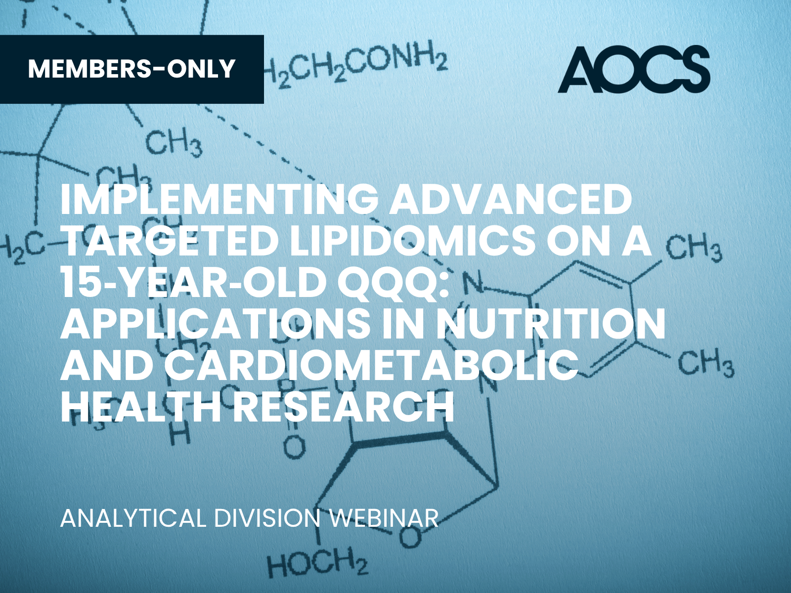 Analytical Division Webinar
