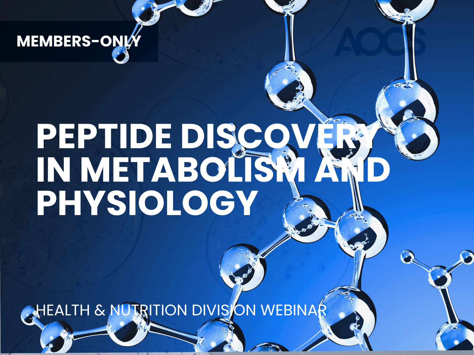 Peptide discovery in metabolism and physiology