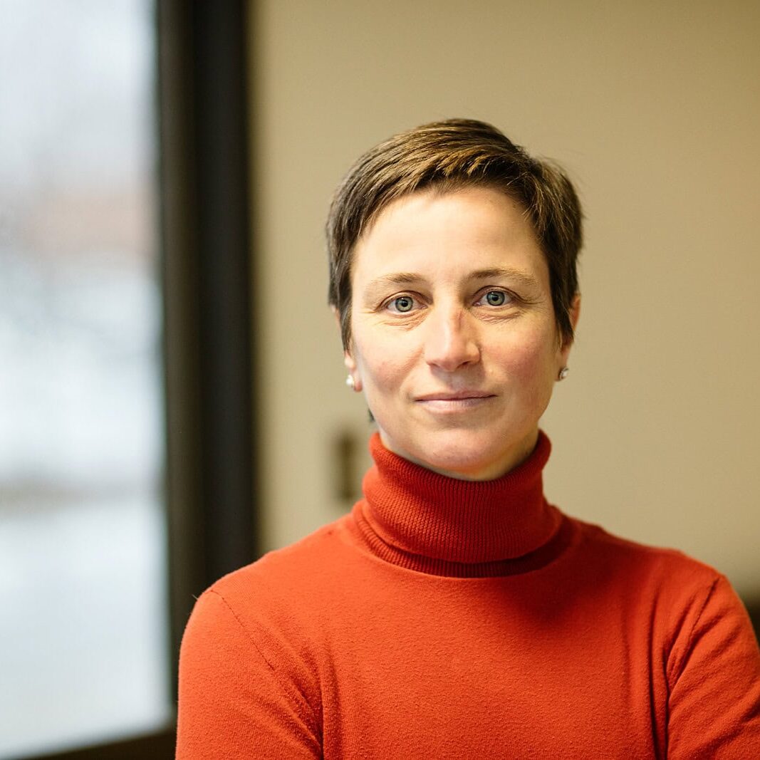 Silvana Martini Portrait Portrait of a woman wearing a red turtleneck sweater