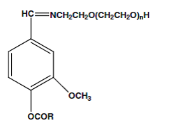 Vanillin-nonionic surfactant